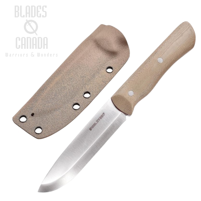 Real Steel Bushcraft III Fixed Blade Knife, D2 Scandi, G10 Coyote, 3726 Real Steel Bushcraft III Fixed Blade Knife, D2 Scandi, G10 Coyote, 3726